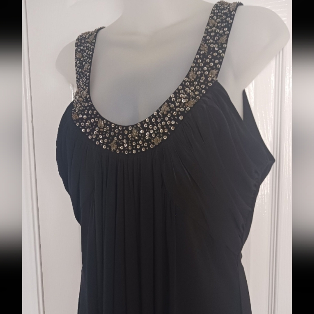 JS Boutique Black Sequin Embellished Dress Size XL. NWOT
